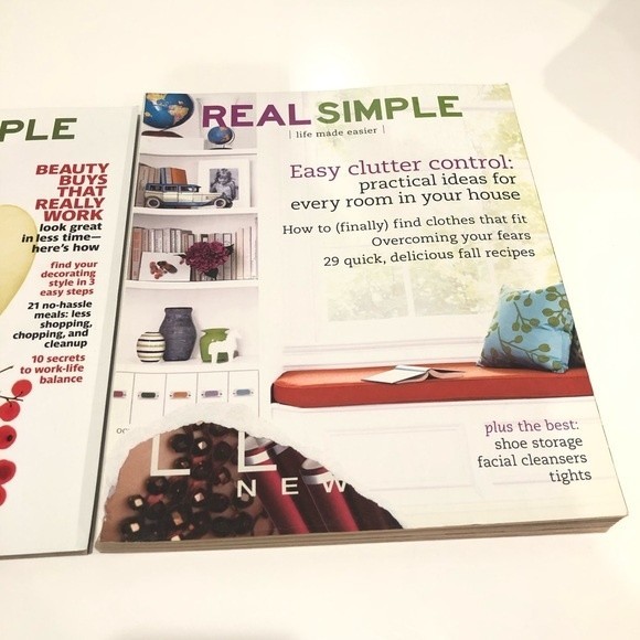 Real Simple Magazine Set of 2 - Picture 3 of 4